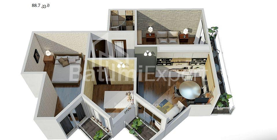 Apartment 88 m² - Yuryevskaya, Batumi, Georgia