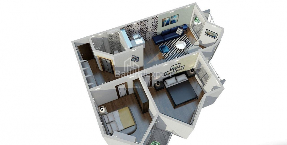 Apartment 71 m² - Peter Bagrationi, Batumi, Georgia
