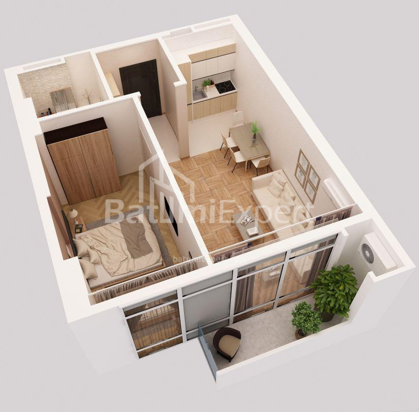 Apartment 27 m² - Davit Agmashenebeli, Batumi, Georgia