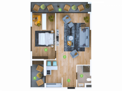 Apartment 3-room 73 m² - Sherif Khimshiashvili, Batumi