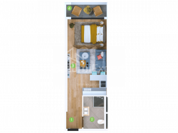 Apartment 33.6 m² - Sherif Khimshiashvili, Batumi, Georgia