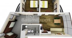 Apartment 84.98 m² - Mezgvaurta, Chakvi, Georgia