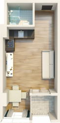 Apartment 35.37 m² - Mezgvaurta, Chakvi, Georgia