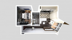 Apartment 2-room 42.3 m² - Lech and Maria Kaczynski, Batumi