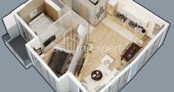Apartment 2-room 74.8 m² - Lech and Maria Kaczynski, Batumi