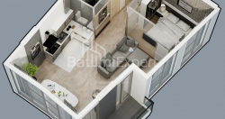 Object under construction 1-room 55.8 m² - Lech and Maria Kaczynski, Batumi
