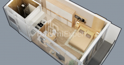 Object under construction 1-room 34.8 m² - Lech and Maria Kaczynski, Batumi