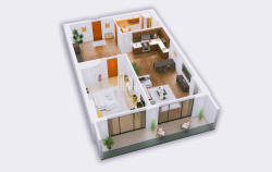 Apartment 57.1 m² - Avenue of Heroes, Batumi, Georgia