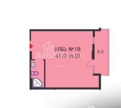 Apartment 41 m² - Yuryevskaya, Batumi, Georgia