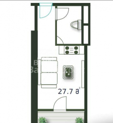 Apartment 28 m² - Sherif Khimshiashvili, Batumi, Georgia