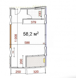 Apartment 2-room 58 m² - Yuryevskaya, Batumi