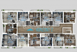 Apartment 2-room 40 m² - Sherif Khimshiashvili, Batumi
