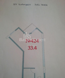 Apartment 33 m² - Zurab Gorgiladze, Batumi, Georgia