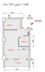 Apartment 1-room 41 m² - Alexandr Griboedov, Batumi
