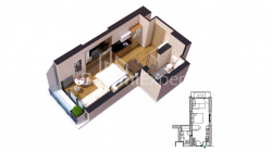 Apartment 33 m² - Sherif Khimshiashvili, Batumi, Georgia