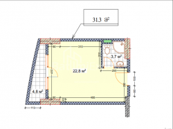 Apartment 31.3 m² - Sherif Khimshiashvili, Batumi, Georgia