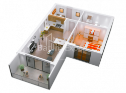 Apartment 39.7 m² - Sherif Khimshiashvili, Batumi, Georgia