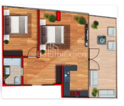 Apartment 90 m² - Lech and Maria Kaczynski, Batumi, Georgia