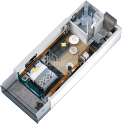 Apartment 29.3 m² - Jiuli Shartava, Batumi, Georgia