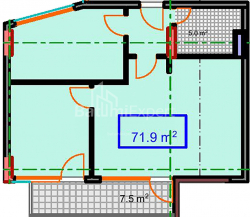 Apartment 72 m² - Sherif Khimshiashvili, Batumi, Georgia